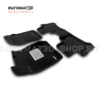 Текстильные 3D коврики Euromat3D Lux в салон для Lexus GX470 (1998-2008) № EM3D-005121