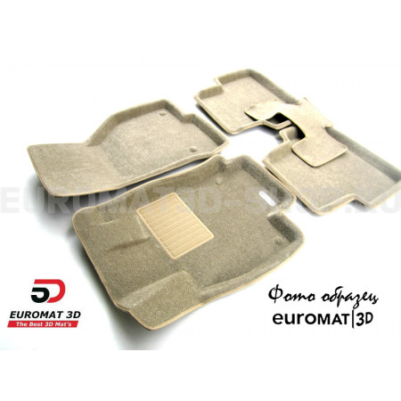 Текстильные 3D коврики Euromat3D Business в салон для Cadillac CTS (2007-2014) (4WD) № EMC3D-001305T Бежевые Текстильные 3D коврики Euromat3D Business в салон для Cadillac CTS (2007-2014) (4WD) № EMC3D-001305T Бежевые