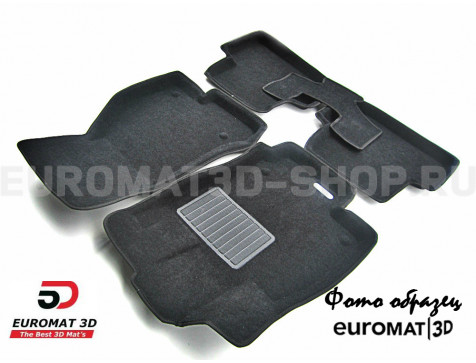 Текстильные 3D коврики Euromat3D Business в салон для Porsche Panamera (2012-2016) № EMC3D-004104 Текстильные 3D коврики Euromat3D Business в салон для Porsche Panamera (2012-2016) № EMC3D-004104