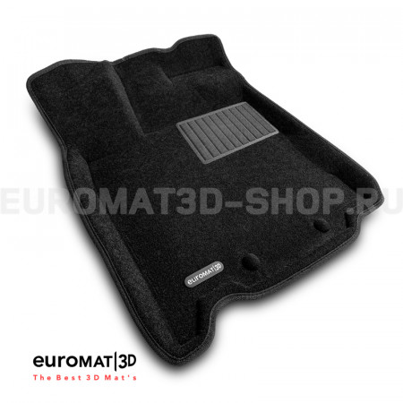 Текстильные 3D коврики Euromat3D Business в салон для Nissan Pathfinder (R52) (2014-) № EMС3D-003723