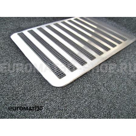 Текстильные 3D коврики Euromat3D Lux в салон для Chevrolet Cruze (2009-) № EM3D-001504G Серые