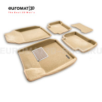 Текстильные 3D коврики Euromat3D Lux в салон для Renault Latitude (2010-) № EM3D-003718T Бежевые Текстильные 3D коврики Euromat3D Lux в салон для Renault Latitude (2010-) № EM3D-003718T Бежевые