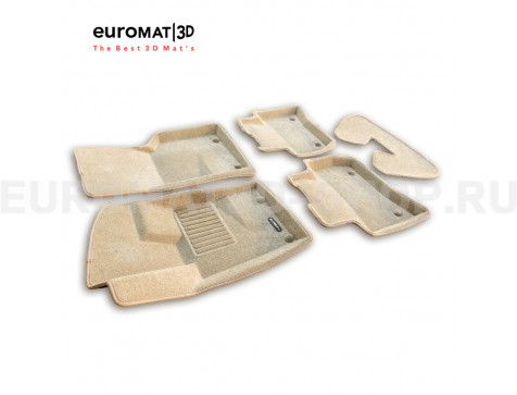 Текстильные 3D коврики Euromat3D Business в салон для Jaguar F-Pace (2016-) № EMC3D-002753T Бежевые Текстильные 3D коврики Euromat3D Business в салон для Jaguar F-Pace (2016-) № EMC3D-002753T Бежевые