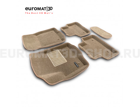 Текстильные 3D коврики Euromat3D Business в салон для Jaguar E-Pace (2018-) № EMC3D-002757T Бежевые Текстильные 3D коврики Euromat3D Business в салон для Jaguar E-Pace (2018-) № EMC3D-002757T Бежевые