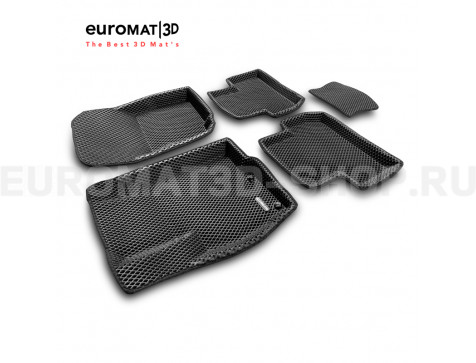 3D коврики Euromat3D EVA в салон для Mitsubishi ASX (2010-) № EM3DEVA-003600