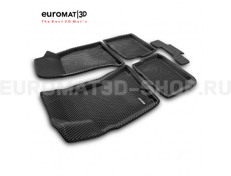 3D коврики Euromat3D EVA в салон для Volkswagen Passat B5 (1997-2005) № EM3DEVA-005405