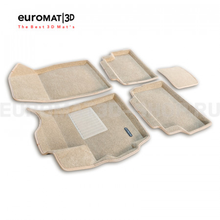 Текстильные 3D коврики Euromat3D Business в салон для Omoda C5 (2022-2025) № EMC3D-001460T Бежевые Текстильные 3D коврики Euromat3D Business в салон для Omoda C5 (2022-2025) № EMC3D-001460T Бежевые