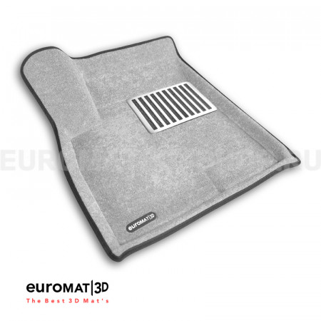 Текстильные 3D коврики Euromat3D Lux в салон для Jetour Dashing (2023-) № EM3D-000020S Светло-серые